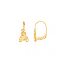 Boucles d'oreilles dormeuses ourson