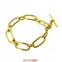Bracelet Nicole mailles ovales longues