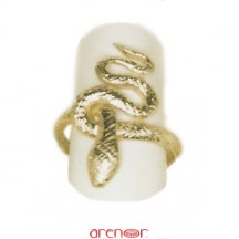 Bague serpent ciselée Cléopatre