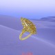 Bague marquise or jaune 21 diamants
