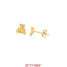 Boucles d'oreilles ourson