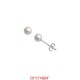 Boucles d'oreilles boules 4mm