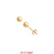 Boucles d'oreilles boules 4mm