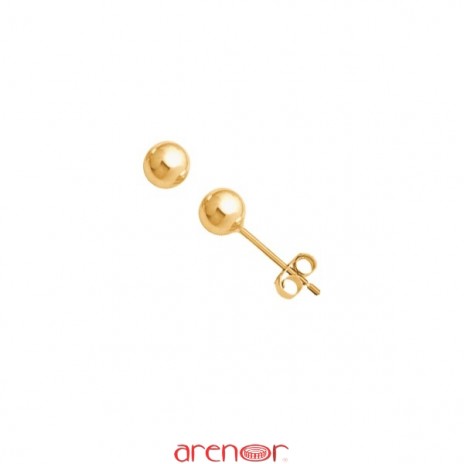 Boucles d'oreilles boules 4mm