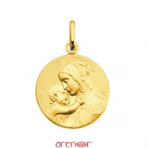 Médaille vierge à l'enfant