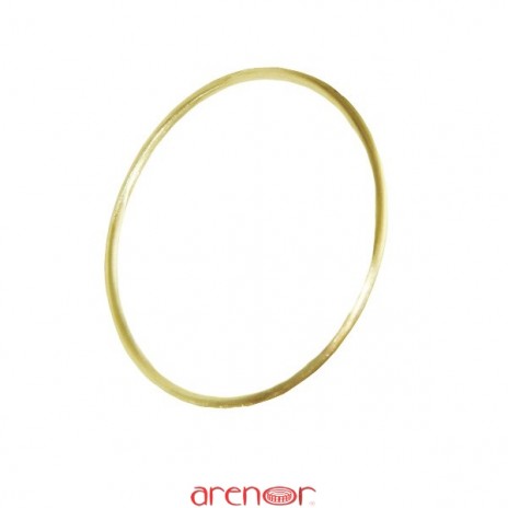 Bracelet jonc massif fil rond or jaune