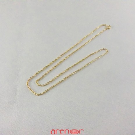Chaîne forçat ronde 1,5mm en or Jaune