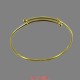 Bracelet jonc coulissant or jaune petit modèle