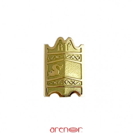 Pendentif Pavois grand modèle en or jaune
