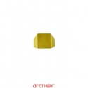 Chevalière rectangle or jaune