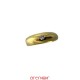 Bague jonc or jaune diamant 0,12ct