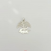 Pendentif de Nîmes Grand modèle en argent