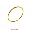 Bracelet jonc massif fil rond or jaune de 20g