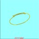 Bracelet jonc coulissant or jaune petit modèle